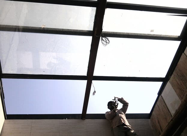 SS Frame Retractable Roof